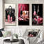 Rose Glamour II - ensemble d'art mural tendance de 3-981979520-981979548