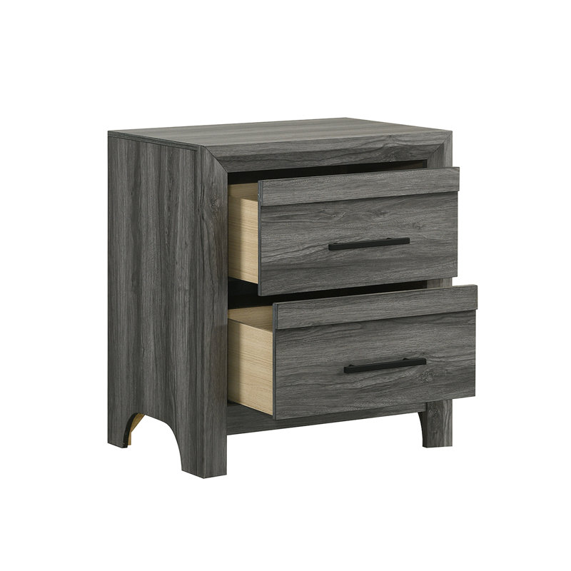 Table de chevet 2 tiroirs Denver