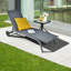 Chaise longue simple inclinable 65 po Jerrard
