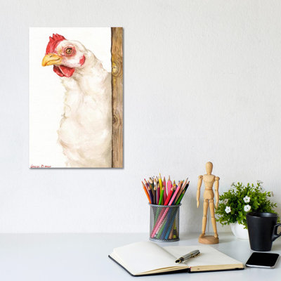 Chicken II by George Dyachenko - Wrapped Canvas Print