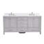 72 po Meuble-lavabo autoportant à double cuve avec plateau technique-1813299029-1835291928