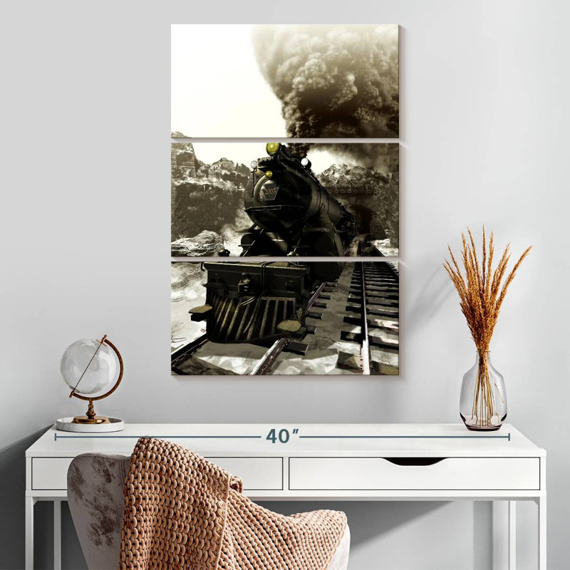 Mehar Railroad Tycoon 3, 32" H x 20" W