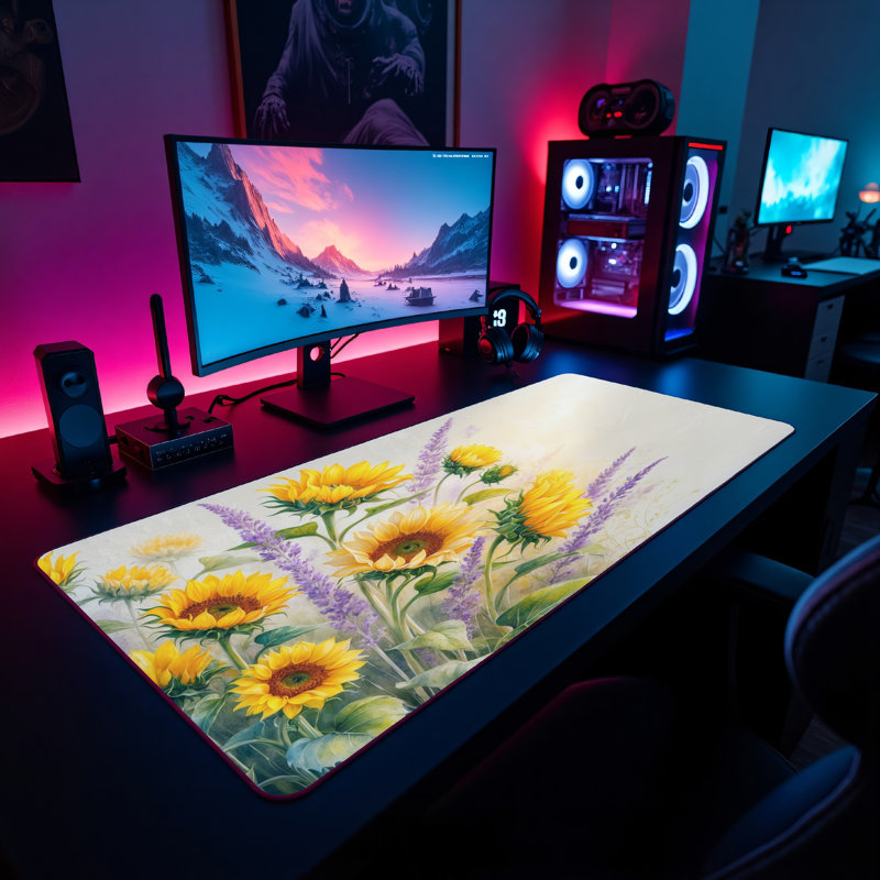 Polyester Desk Pad, 31.5x15.5