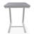 18" Square Rustic Polymer Outdoor Side Table-109665550