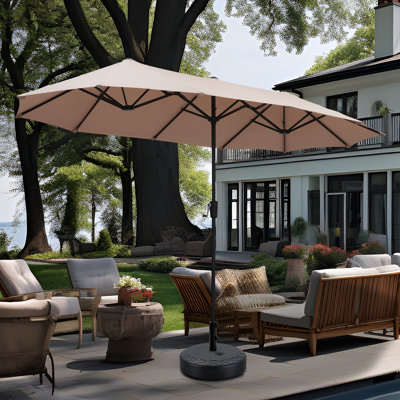  Parasol de patio 13 pi avec base