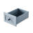 Grey Blue Kitchen Island With 2 Stool Seats, Power Outlet Attachment, Internal Storage Space, Drop Leaf, 3 Drawers, 5 Side-586847373