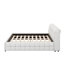 Lit plateforme tapissier Mid-Century-355193414