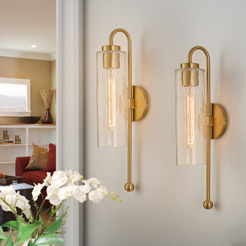 Dimmable Armed Wall Sconce