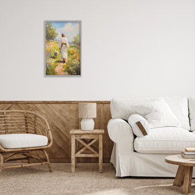 «Jesus Leaving the Sheep», estampe numérique, design par LSR Design Studio