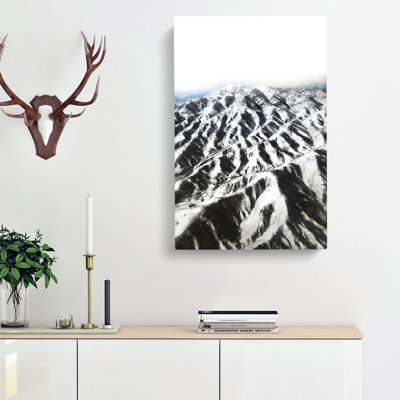 Mountain Range In Afghanistan - Wrapped Canvas