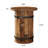 Round End Table, Industrial Side Table With Sturdy Base, 19.7-inch Nightstand For Small Spaces, Living Room, Bed Room-1499776862