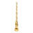 Aluminum Abstract Decorative Object for Home or Office Decor Gold 32".