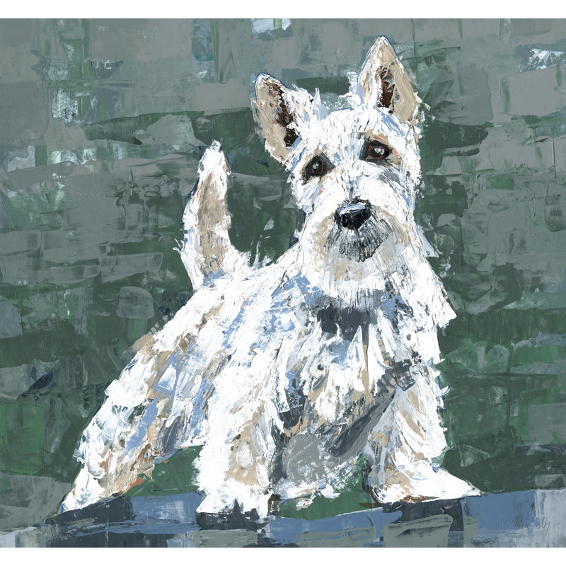 Ready To Go Out - Wrapped Canvas Painting, 30cm H x 30cm W 