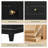 Bathroom Vanity With Ceramic Sink Top, MDF And Solid Wood Base, Modern Sink Cabinet For Small Bathrooms-798788566-798788563