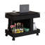 Petite table d'appoint avec roulettes et rangement-1613267113
