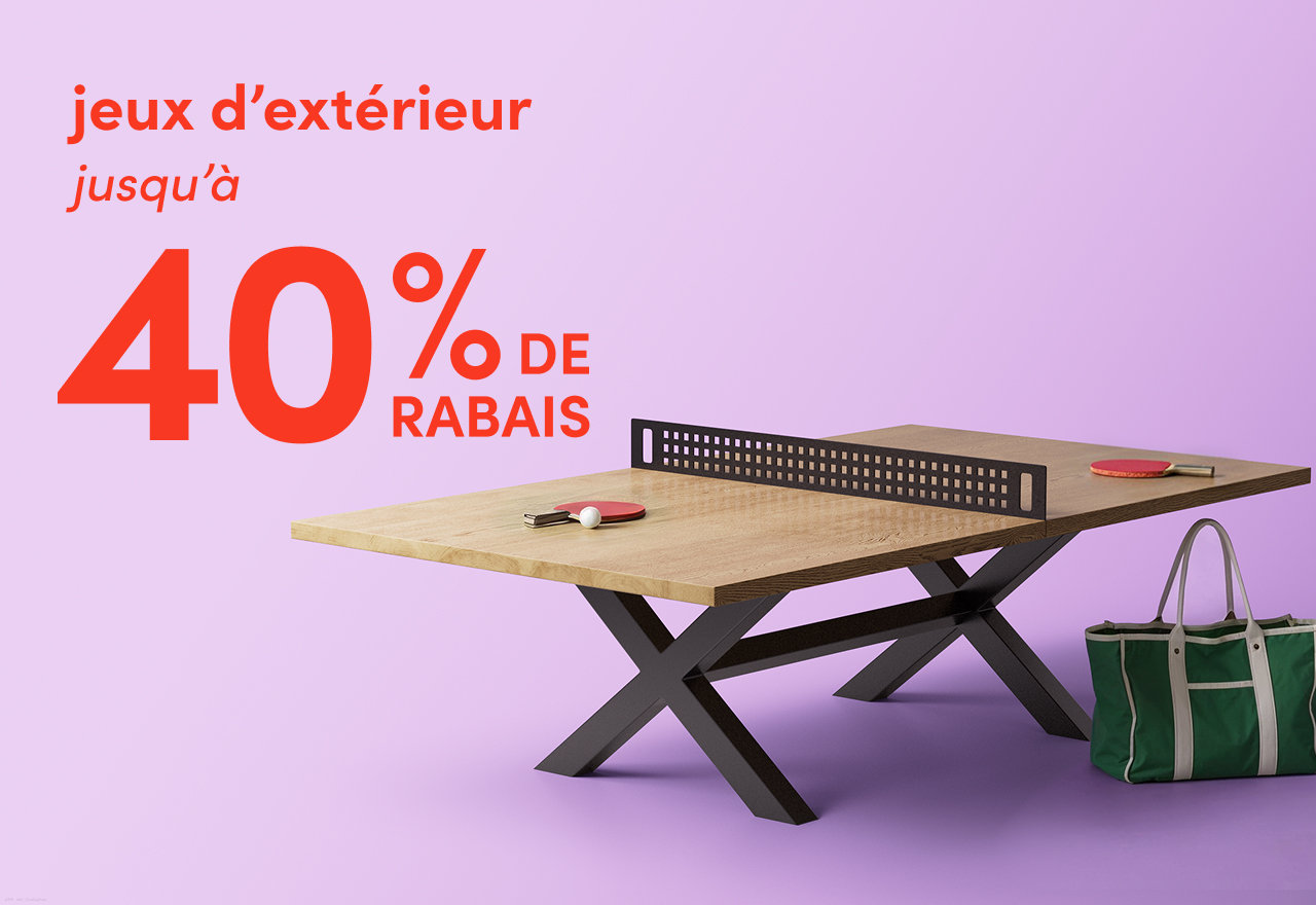 jeux d’extérieur en solde