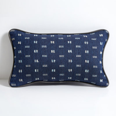 Zisper Geometric Reversible Throw Pillow