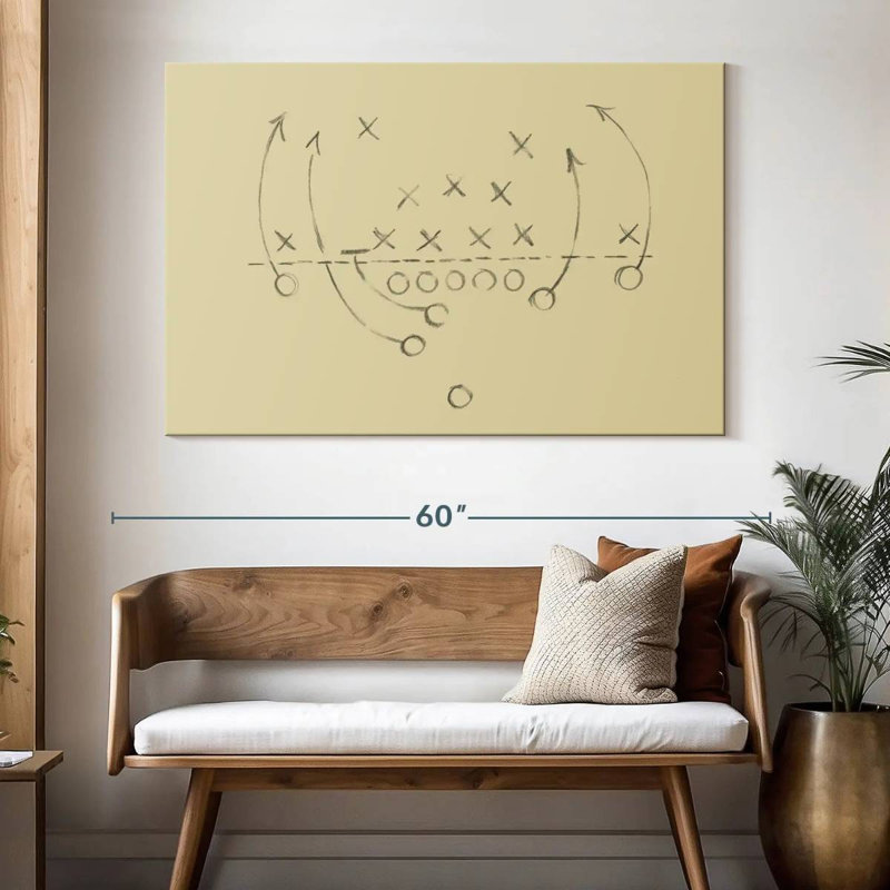 Sireci Playbook I, 34" H x 51" W