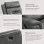 Fauteuil inclinable en similicuir Puspha-1581477234