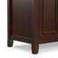 Meuble télé Amherst de 72 po en bois massif pour téléviseur de 80 po ou moins avec 4 armoires et tablettes réglables-480650918