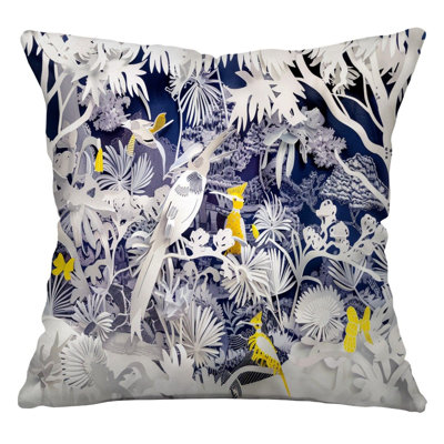 Coussin décoratif floral