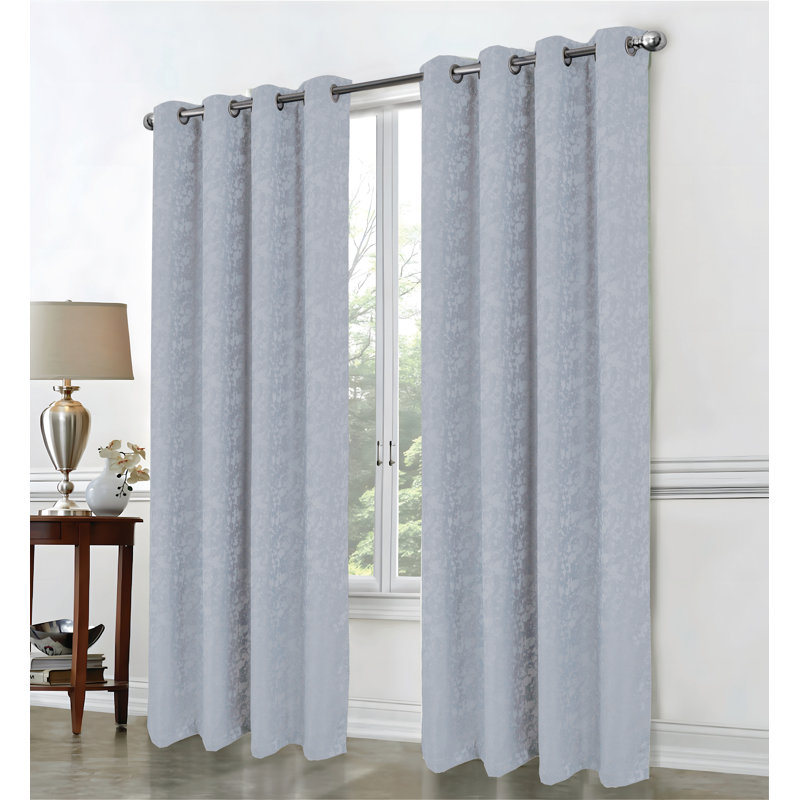 Rideau de fenêtre Calypso Shimmer, Gris