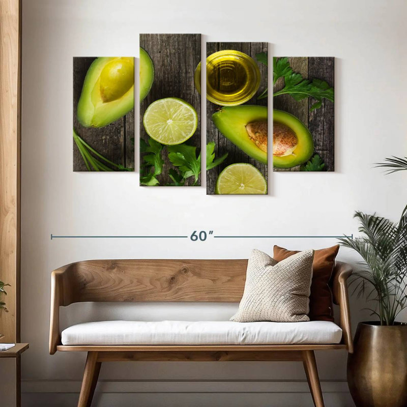 Yarlin Organic Avocados, 32" H x 52" W