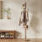 Solid Wood Cactus Coat Rack with 6 Hooks, Easy Assembly, Suitable for Entranceway, Bedroom, Storage of Coats and Bags.-817048378