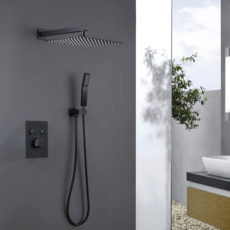Système de douche complet avec valve brute