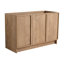 Meuble-lavabo autoportant 48 po (46-7 / 8 po) et 3 portes d'armoire à fermeture en douceur, contreplaqué, (KD-PACKING)