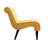 Fashionable Mustard Velvet Comfortable Chair For Dining And Living Rooms - Solid +Plywood Structure, Good Resilience Filler, Quick Assembly Comfortable, Velvet, Accent Chair, Kitchen Areas, Soft-1100290736