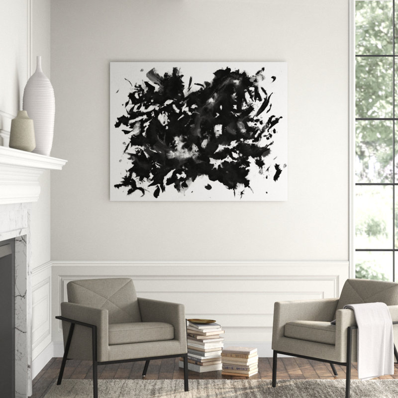 Valued Spaces Print by Ariel Gonzalez, Brush Gel, 40" H x 51" W x 1.5" D