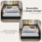 Reversible L-Shape Upholstered Platform Bed With Velvet Fabric Design-339137881-341391457