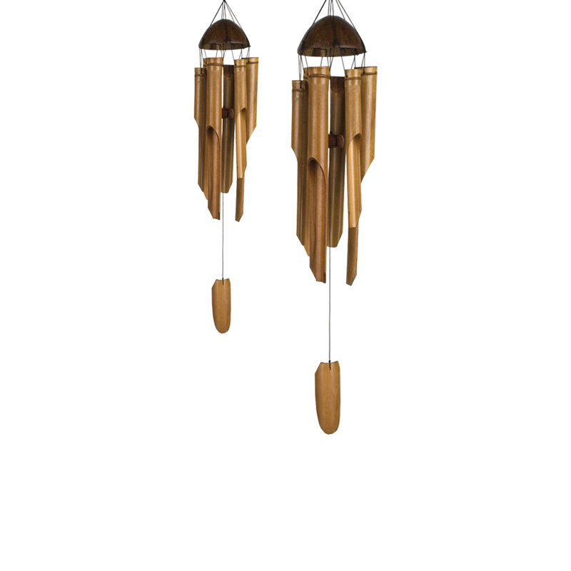 Mindy Wood Abstract Wind Chime, 60cm H x 15cm W x 15cm D