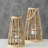 2 Piece Key West Cage Bamboo Lanterns