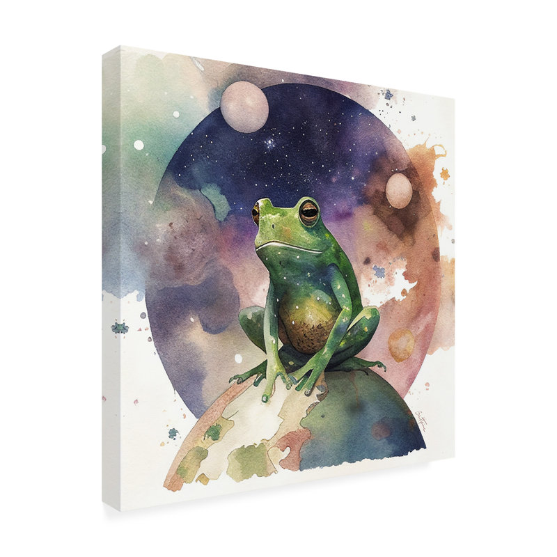 Art sur toile, «Frog bolologia Ben Heine», H 14 po x l 14 po
