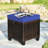 Ben-Charles 2 Pieces Outdoor Ottoman with Removable Cushion-827484877