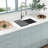 Rectangular Farmhouse Undermount Kitchen Sink with Accessories-123596487
