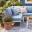 Anusri 3-Person Modular Aluminum Patio Sectional-1798082605