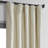 Bodulf Thermal Cross Linen Weave 100% Blackout Curtains for Bedroom & Living Room Curtains - Single Panel Drapes-1697734136-1697734134