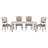 Glamourous Silver Finish Rectangular Dining Table