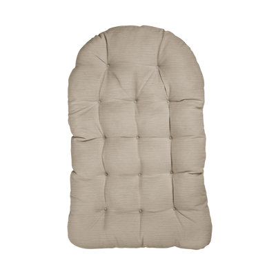 Coussin en velours pour fauteuil à œufs l 27 po x P 44 po Red Barrel Studio®