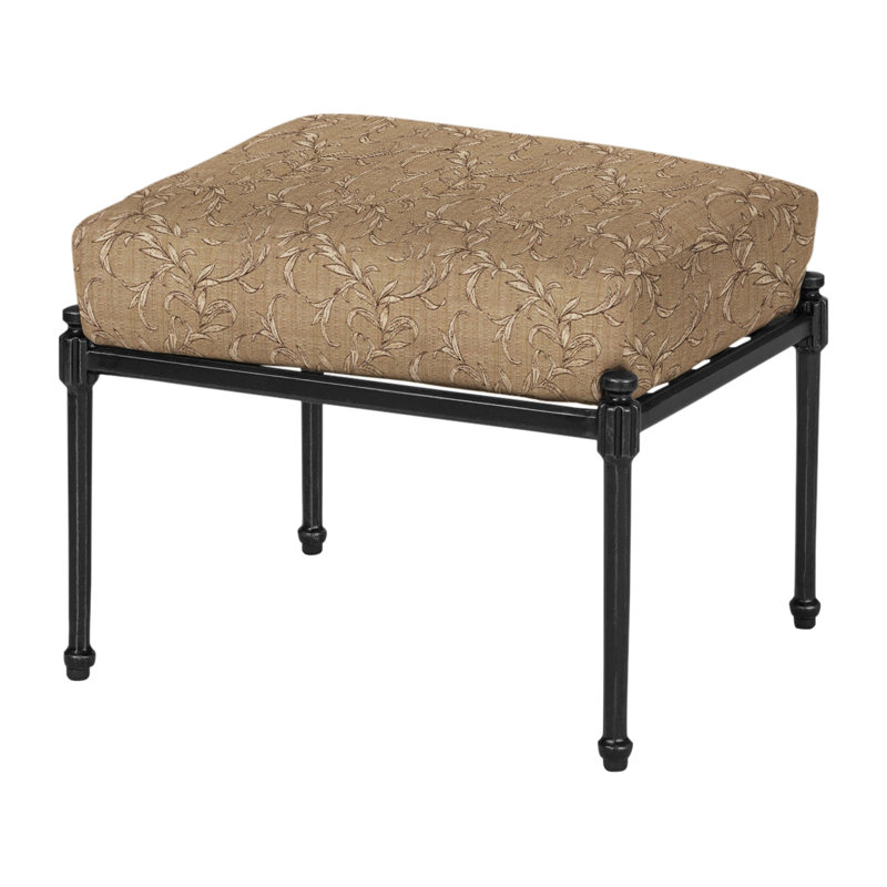 Morro Bay Outdoor Ottoman, Midnight Gold, Bessemer