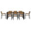 Rectangular 5 - Piece 4 - Person 200Cm L Outdoor Table Set