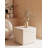 Totka Faux Travertine Square End Table