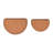 Half-moon Wall Planters Ceramic Wall Planter-7859585