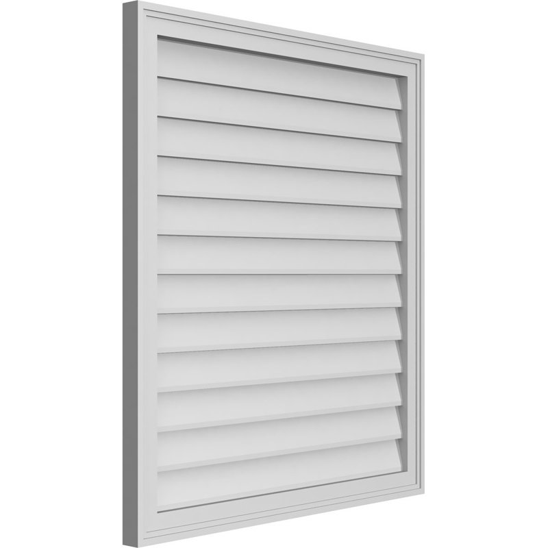 Cadre en brique, brun clair apprêté, H 36 po x l 32 po x P 1,5 po