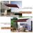 MEETWARM 8.2'x 6.5' Patio Awning Retractable Awning Cover for Sunshade Shelter, Outdoor Patio Canopy with Manual Crank Handle/Water-Resistant 280g/m² Polyester for Patio, Balcony, Yard-98803663
