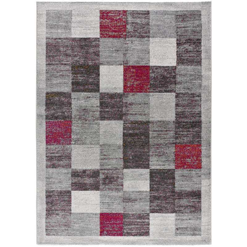 Ainesh Rectangle Geometric Area Rug, Rectangle 160 x 230cm