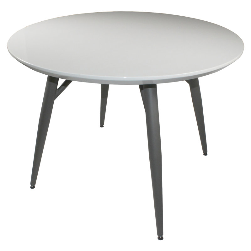 Coldiron Round Metal Base Dining Table